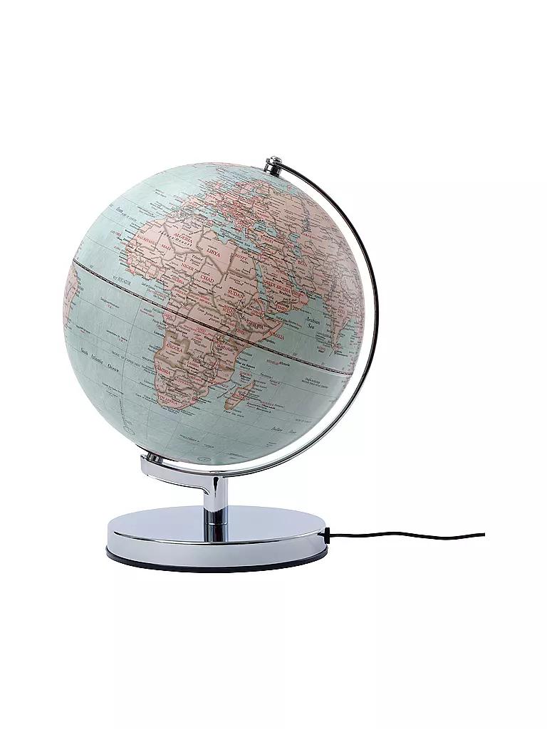 EMFORM | Leuchtglobus Terra Light 25cm hellblau/silber | Aucune couleur