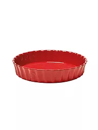 EMILE HENRY | Moule à tarte 28cm (Rouge foncé) | Rouge foncé