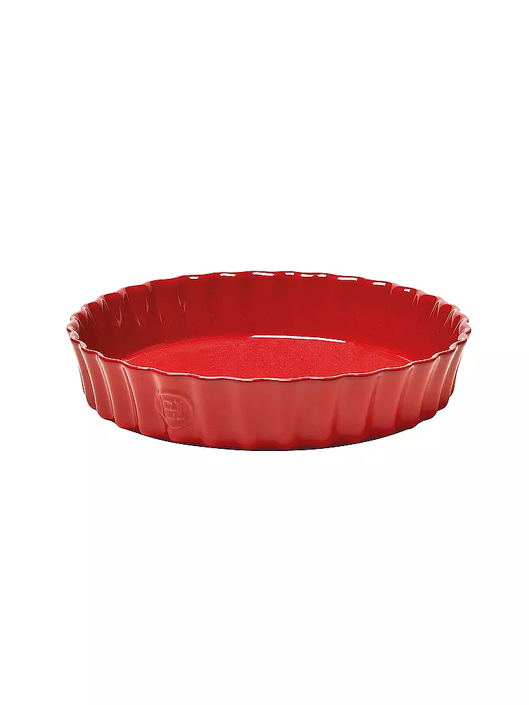 EMILE HENRY | Moule à tarte 28cm (Rouge foncé) | dunkelrot