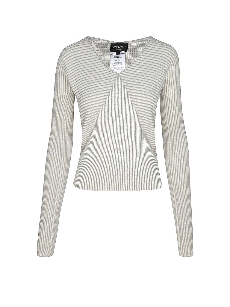 Pullover gris clair XL