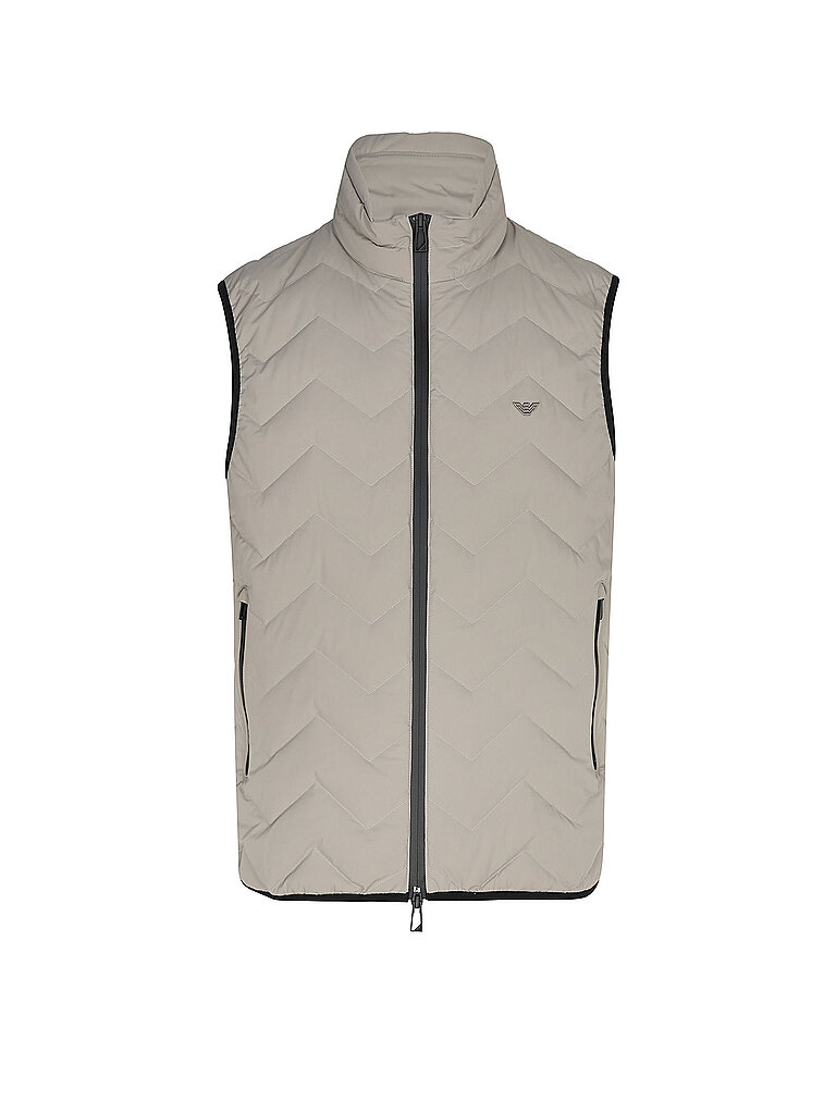 Gilet matelassé en duvet beige 50