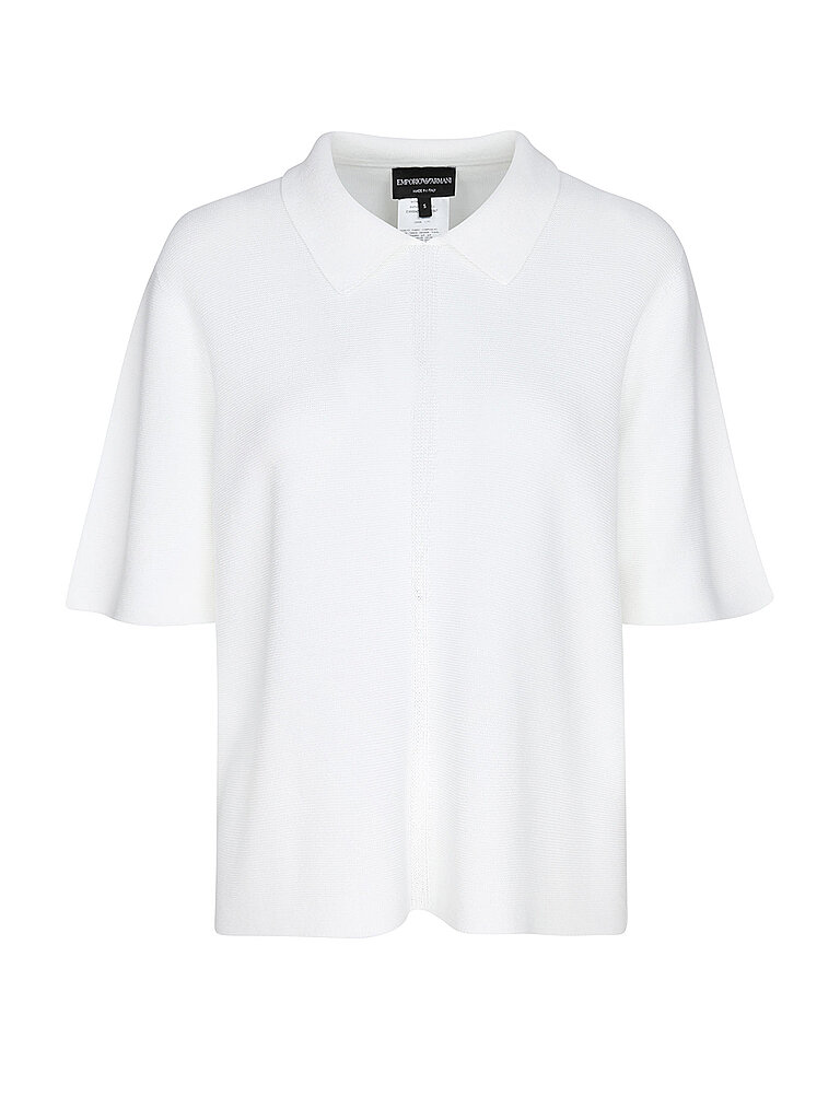 Polo en maille blanc S