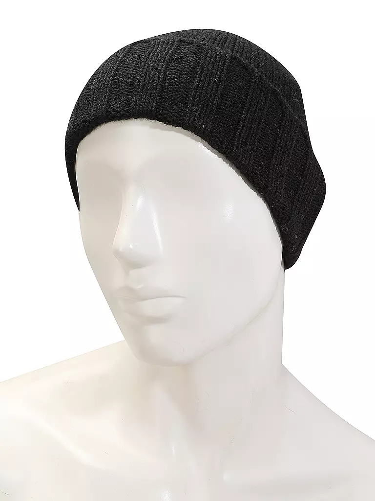 EMPORIO ARMANI | Bonnet en cachemire | schwarz