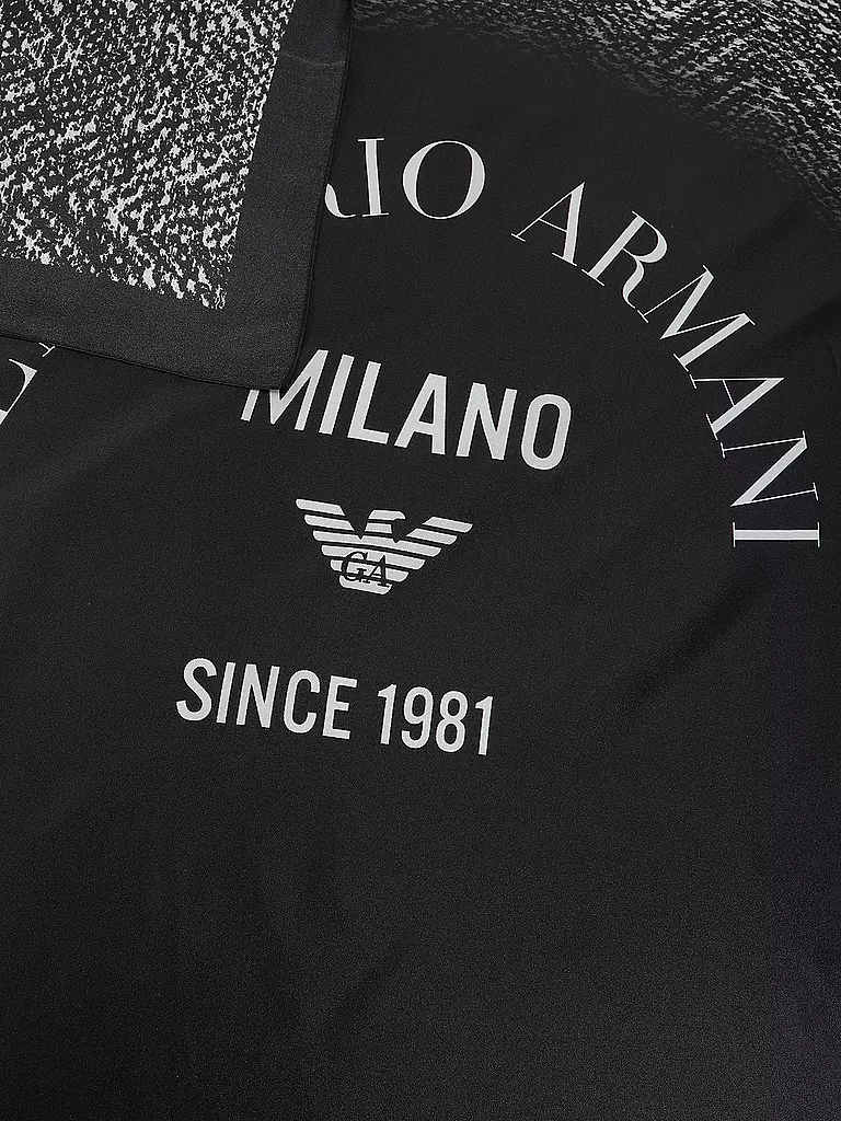 EMPORIO ARMANI | Foulard en soie | Gris