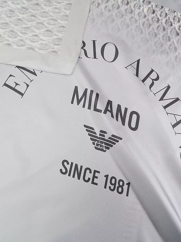 EMPORIO ARMANI | Foulard en soie | Gris clair