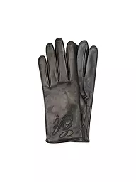 EMPORIO ARMANI | Gants en cuir | Noir
