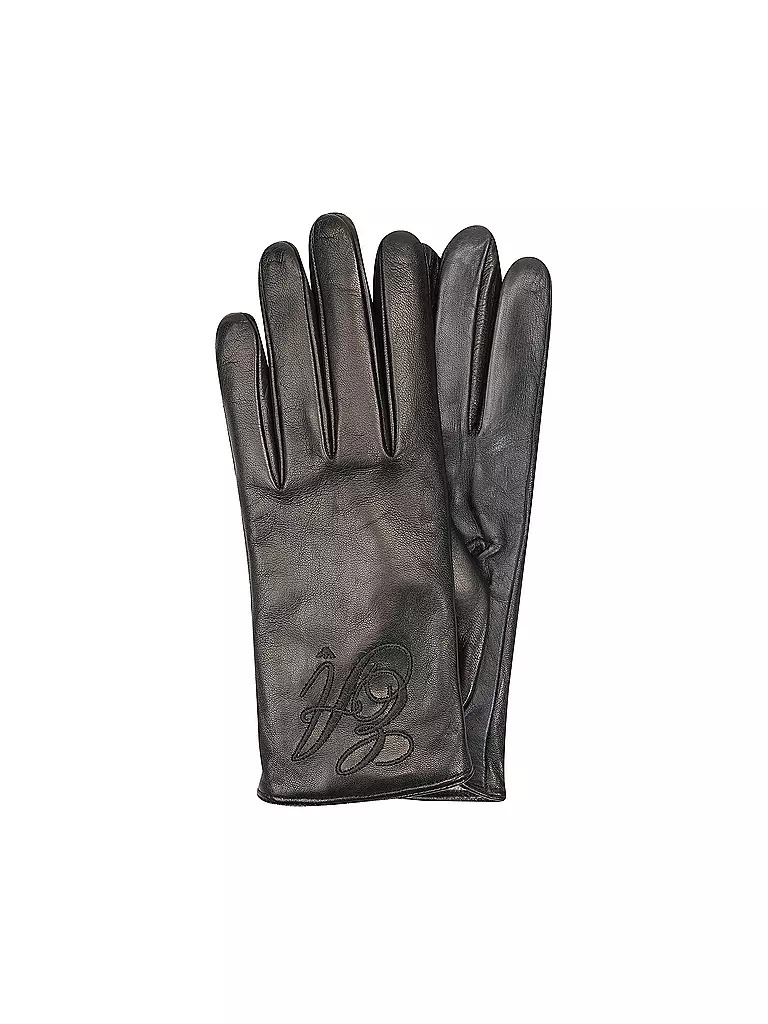 EMPORIO ARMANI | Gants en cuir | schwarz