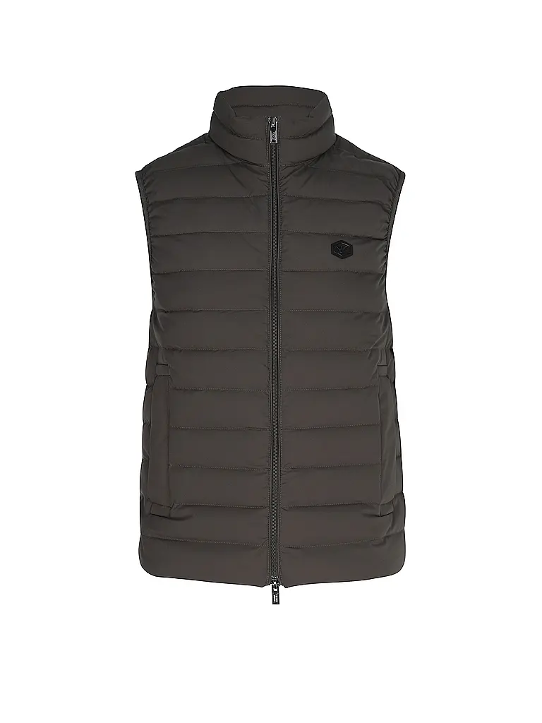 EMPORIO ARMANI | Gilet matelassé en duvet ESSENTIAL | Gris