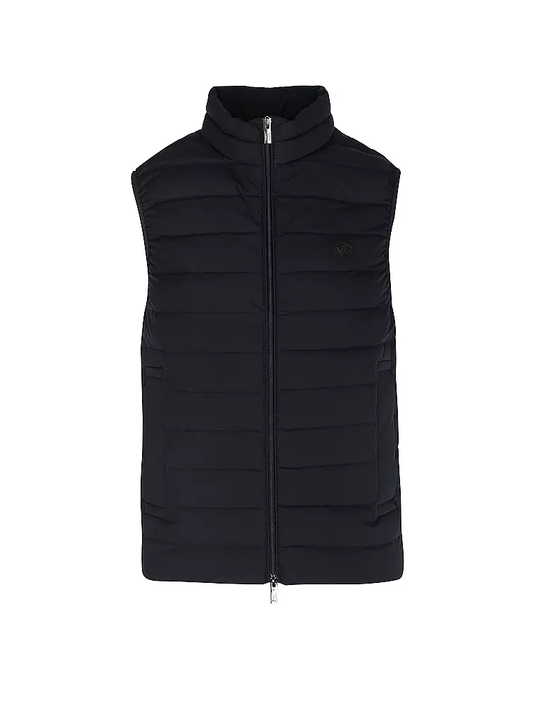 EMPORIO ARMANI | Gilet matelassé en duvet | Bleu foncé