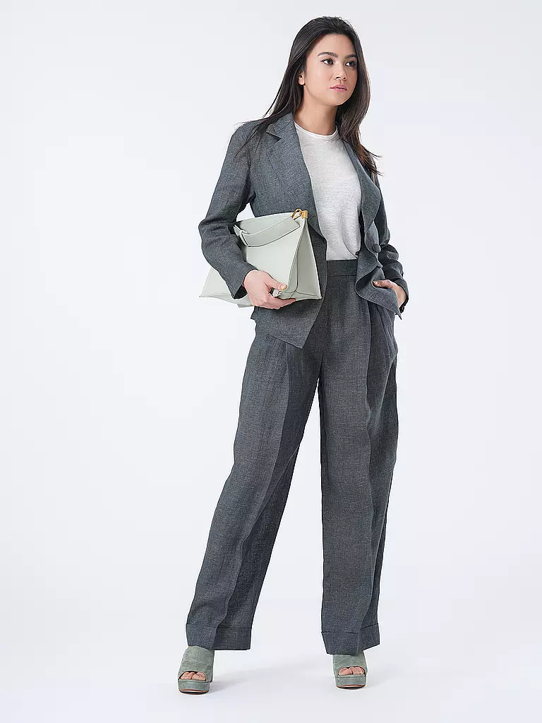 EMPORIO ARMANI | Leinenblazer  | Vert