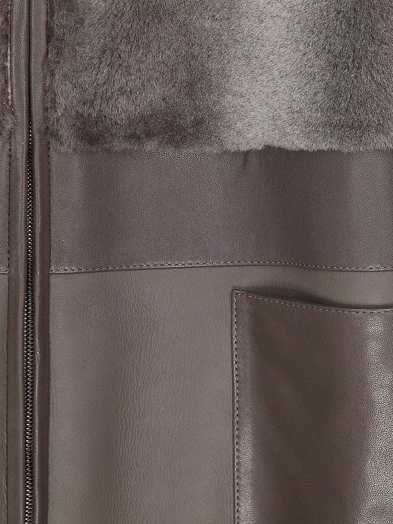 EMPORIO ARMANI | Manteau en peau de mouton retournée | 