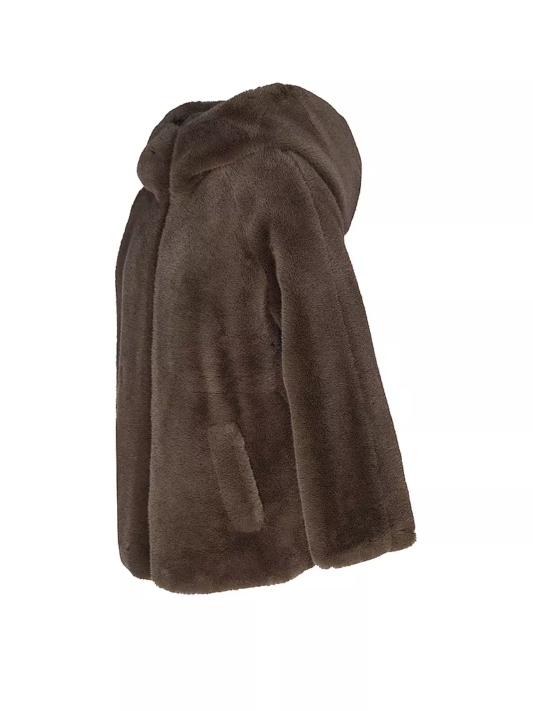EMPORIO ARMANI | Veste réversible aspect fourrure | braun