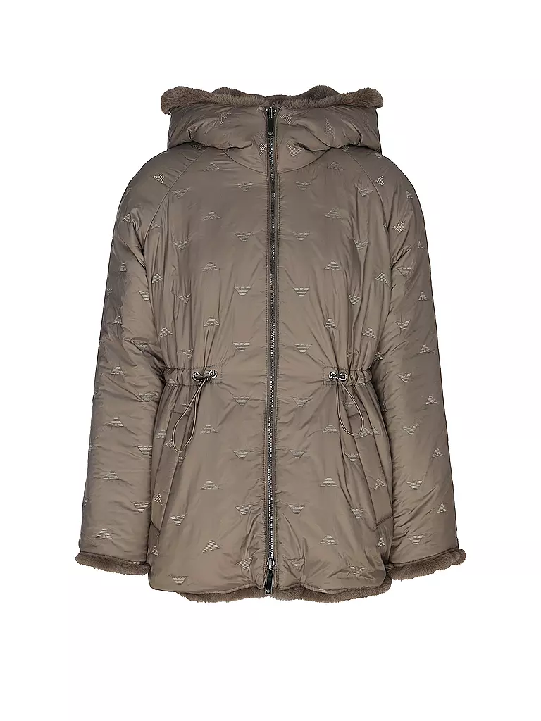 EMPORIO ARMANI | Veste réversible aspect fourrure | braun