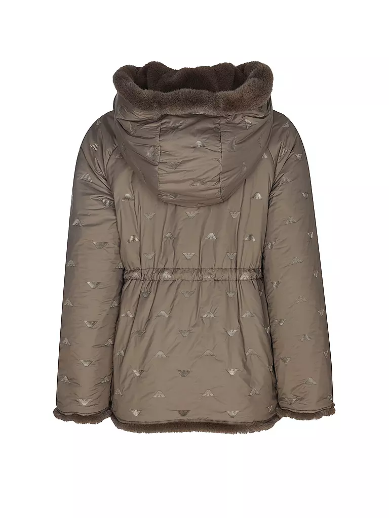 EMPORIO ARMANI | Veste réversible aspect fourrure | braun