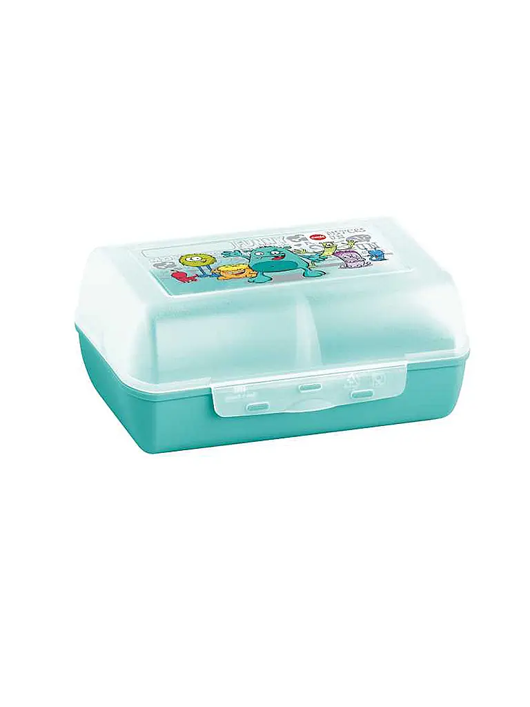 EMSA | Coffret cadeau 2 pièces Lunchbox et gourde MONSTER Turquoise | 