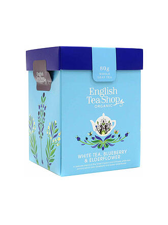 ENGLISH TEA SHOP | Mélange de thé Bio Thé blanc, myrtille et sureau 80g