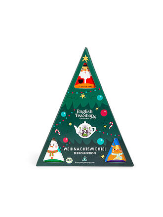 ENGLISH TEA SHOP | Thé d'hiver 9 sachets Lutin de Noël Vert foncé