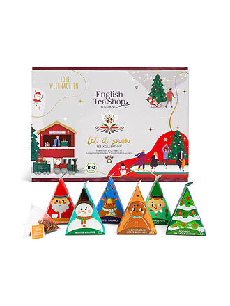 ENGLISH TEA SHOP | Coffret de thé Let it Snow 12 Pyramides Blanc