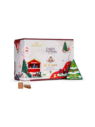 ENGLISH TEA SHOP | Coffret de thé Let it Snow 12 Pyramides Blanc