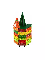 ENGLISH TEA SHOP | Calendrier de l'Avent de thé "Sapin de Noël", BIO, 25 sachets pyramidaux | Vert foncé
