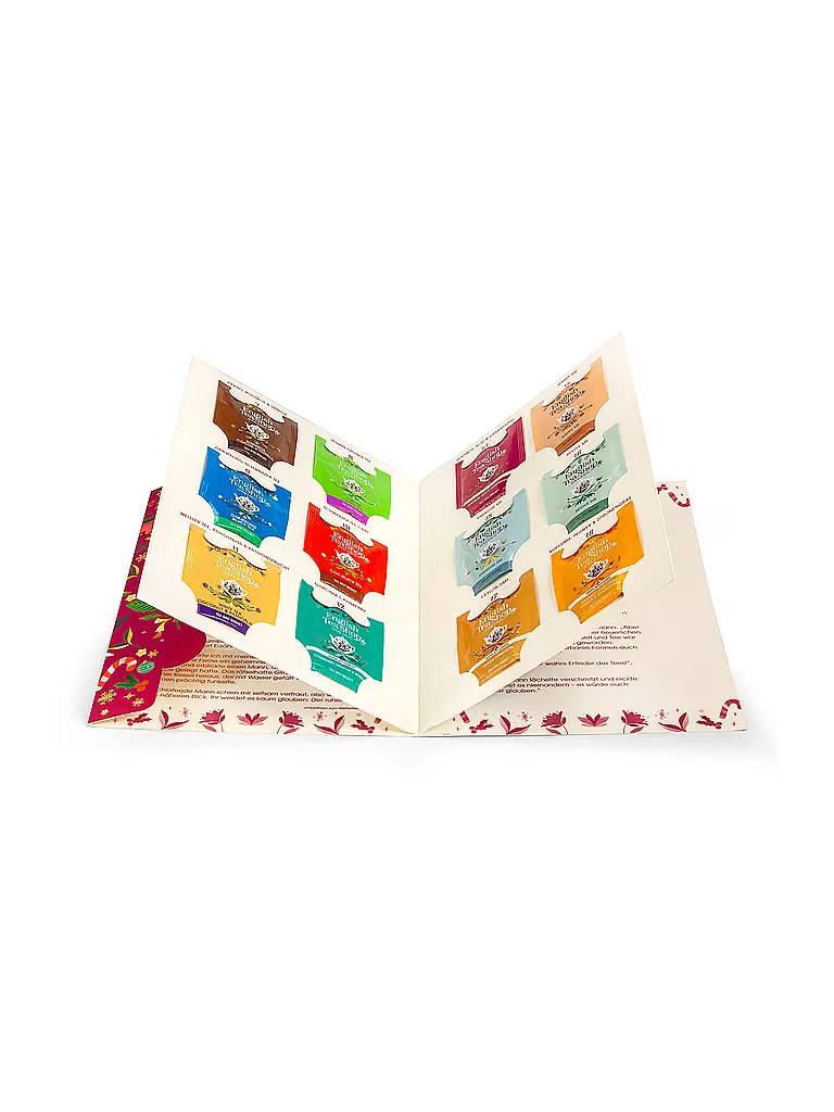 ENGLISH TEA SHOP | Calendrier de l'Avent de thé 24 sachets Noël | 