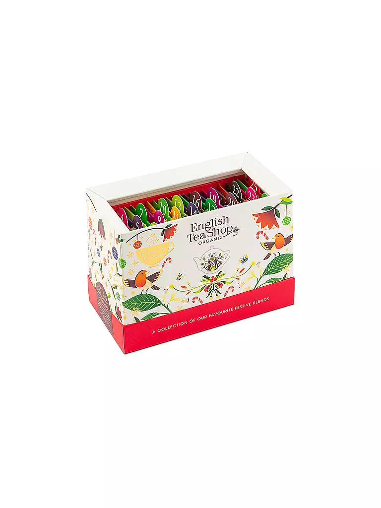 ENGLISH TEA SHOP | Calendrier de l'Avent de thé Register Bio 24 sachets | weiss
