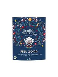ENGLISH TEA SHOP | Calendrier de l'Avent de thés 24 sachets Feel Good Vert foncé | Bleu foncé