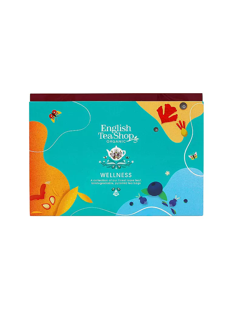 ENGLISH TEA SHOP | Coffret Cadeau Collection de Thés Bien-Être 12 Sachets Pyramidaux | bunt