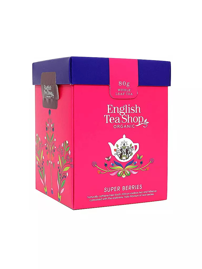 ENGLISH TEA SHOP | Mélange de thé Bio Super Berries 80g | Multicolore