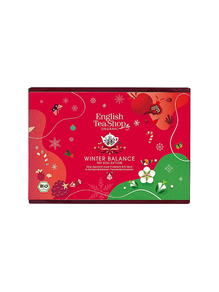 ENGLISH TEA SHOP | Thé d'hiver 12 sachets Winter Balance Rouge | rot