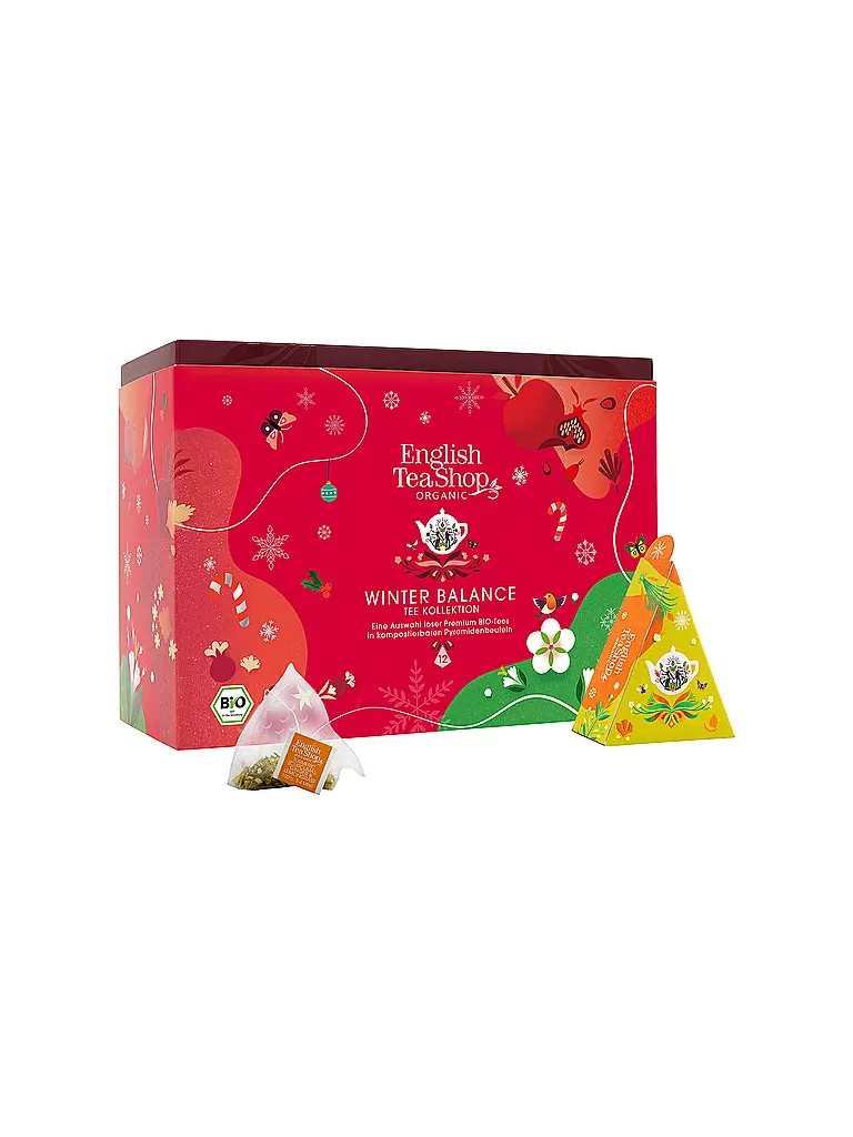 ENGLISH TEA SHOP | Thé d'hiver 12 sachets Winter Balance Rouge | 