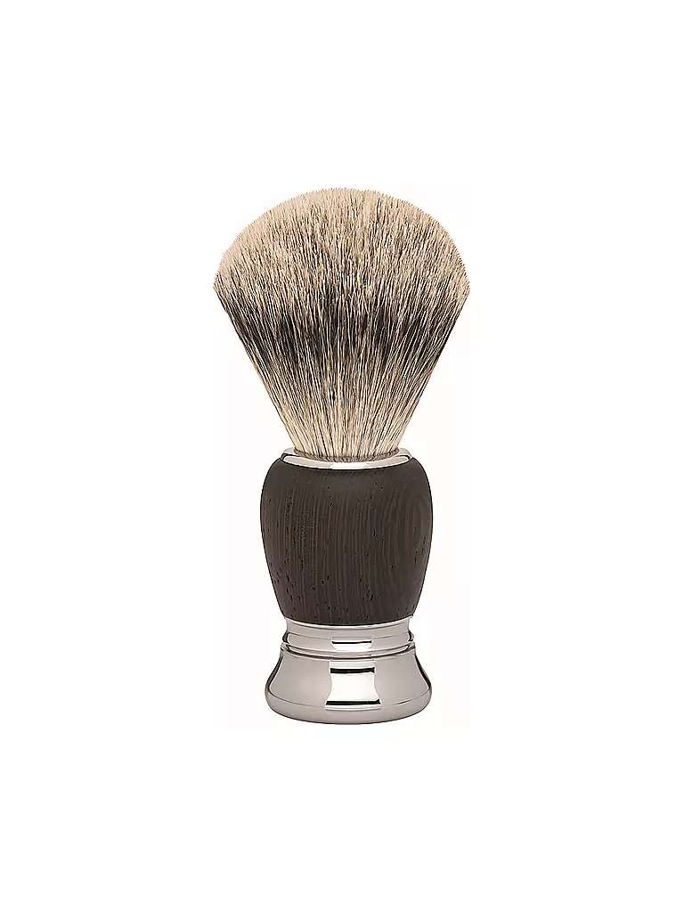 ERBE | Blaireau de rasage Silberspitz Série « Milano » (bois de wengé) | Marron
