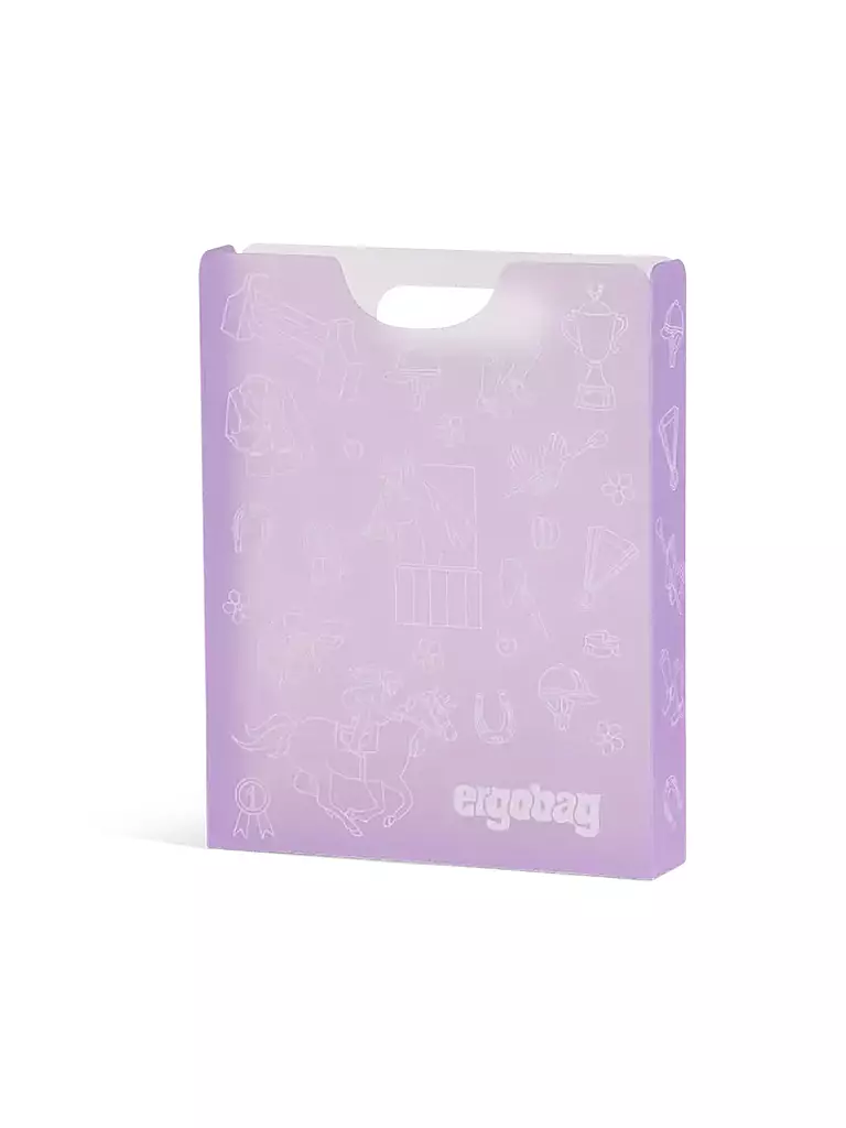 ERGOBAG | Boîte à cahiers Chevaux | lila