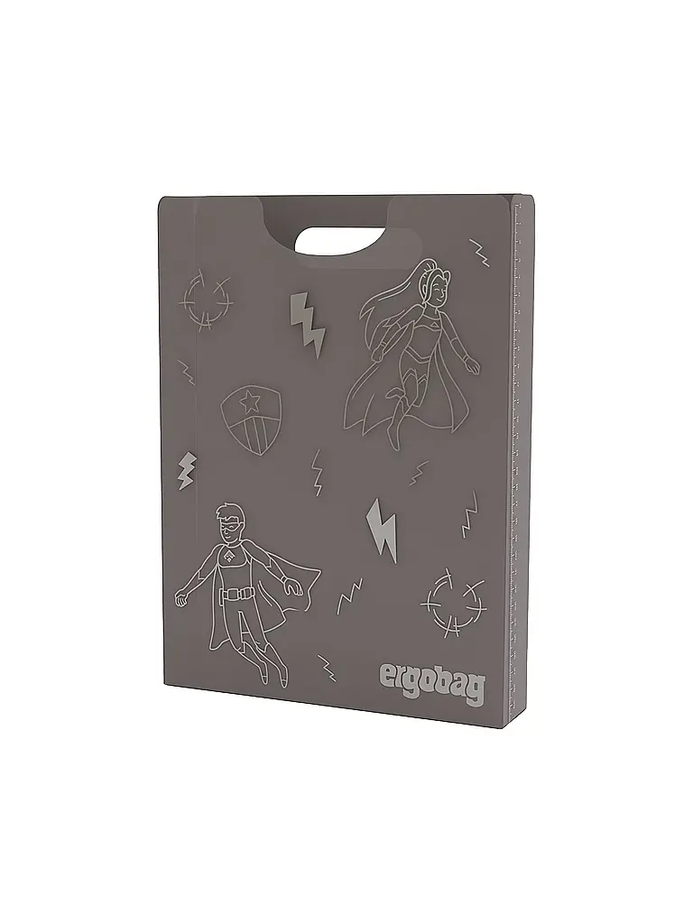 ERGOBAG | Boîte à cahiers Superhéros | Marron