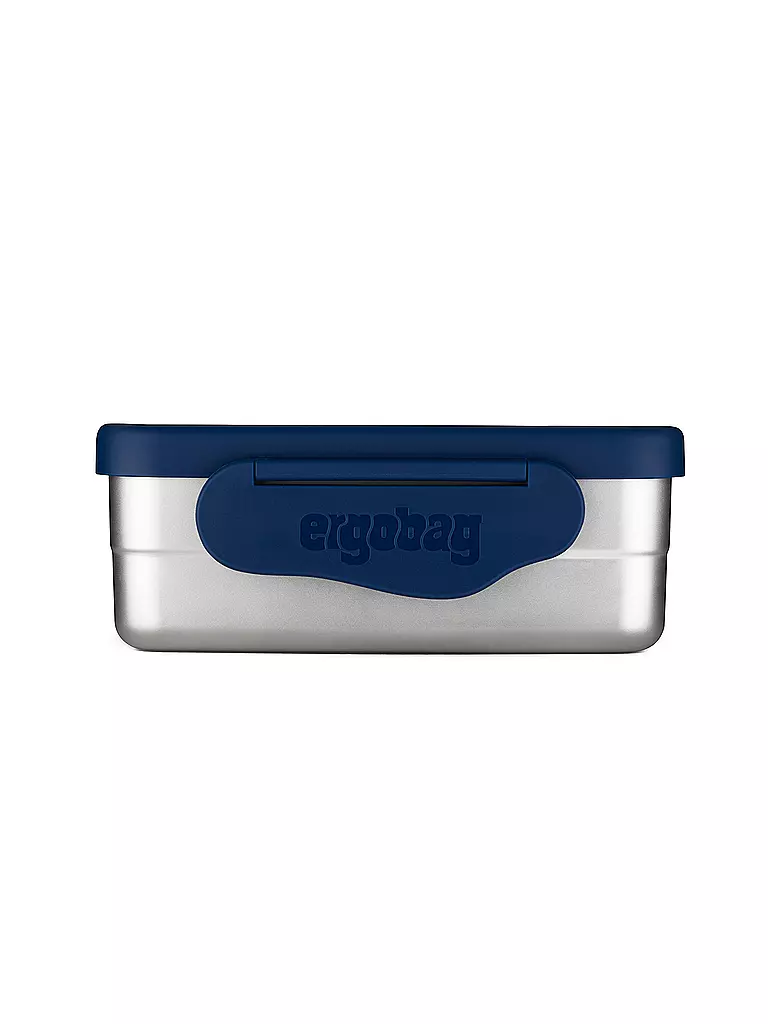 ERGOBAG | Boîte à lunch en acier inoxydable bleue | Bleu foncé
