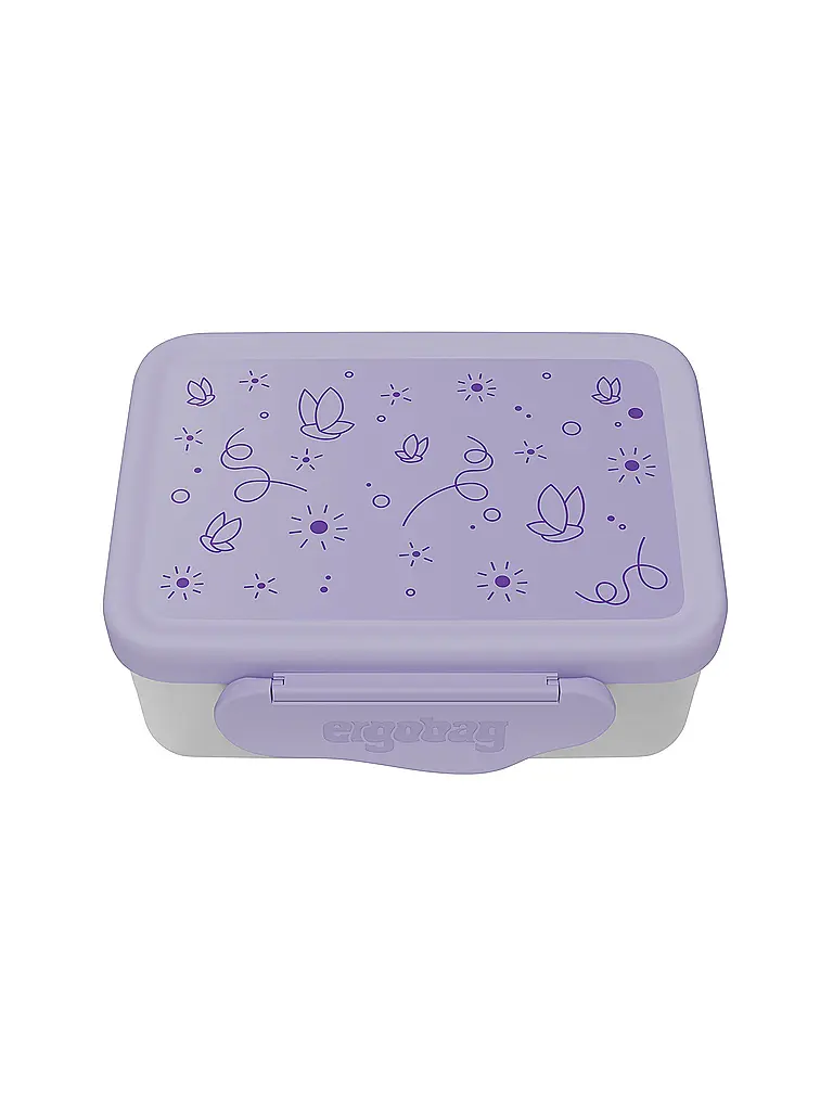ERGOBAG | Boîte à lunch en acier inoxydable Papillon | Lilas