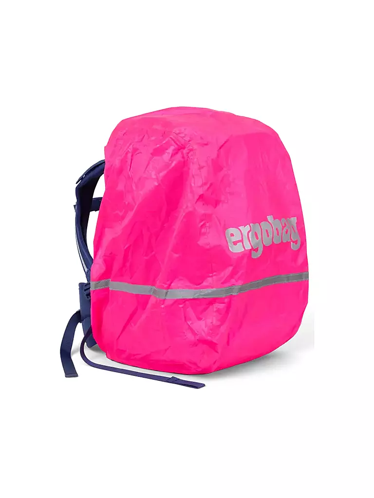 ERGOBAG | Cape de pluie rose | Rose vif