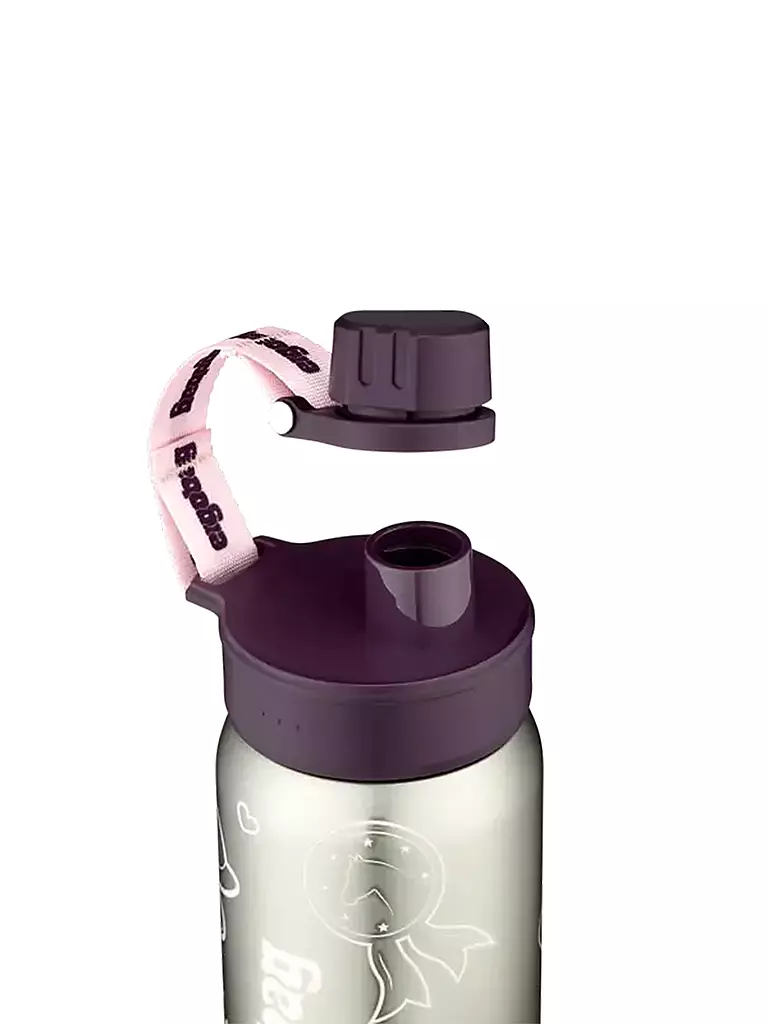 ERGOBAG | Edelstahl Trinkflasche 0,5L Lila | Lilas