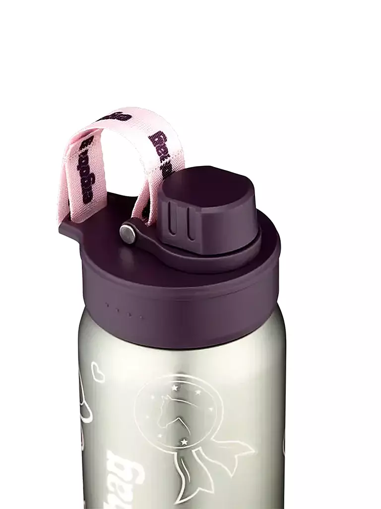 ERGOBAG | Edelstahl Trinkflasche 0,5L Lila | Lilas