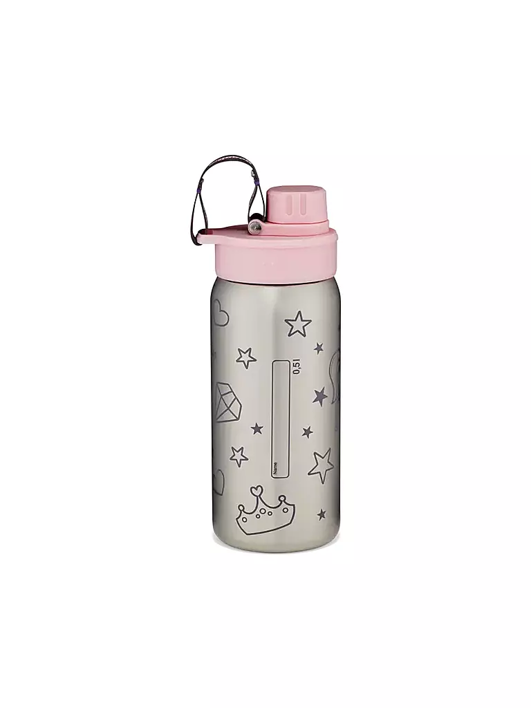 ERGOBAG | Edelstahl Trinkflasche Rosa | Rose