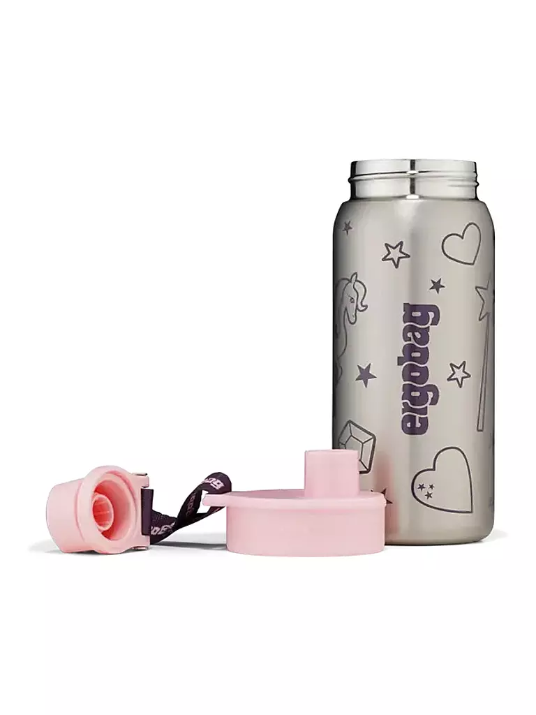 ERGOBAG | Edelstahl Trinkflasche Rosa | Rose
