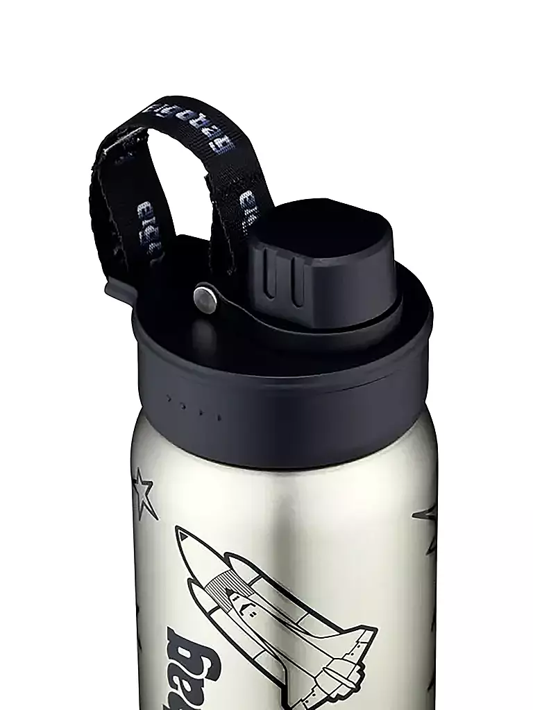 ERGOBAG | Edelstahl Trinkflasche Schwarz | Noir