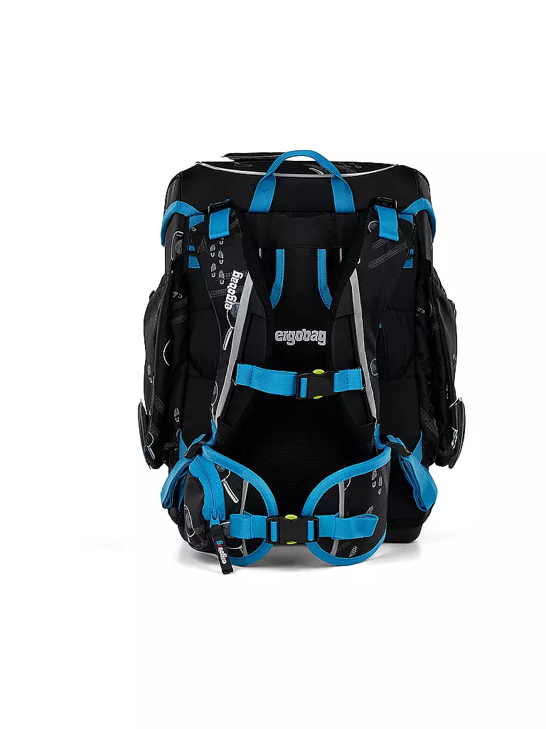 ERGOBAG | Ensemble de cartable 5 pièces CUBO Bärdektiv Les Trois Points d'Interrogation Kids |