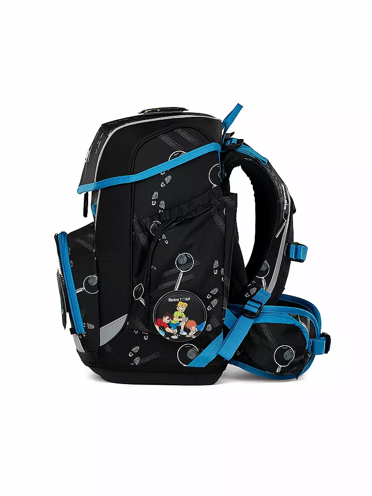 ERGOBAG | Ensemble de cartable 5 pièces CUBO Bärdektiv Les Trois Points d'Interrogation Kids |