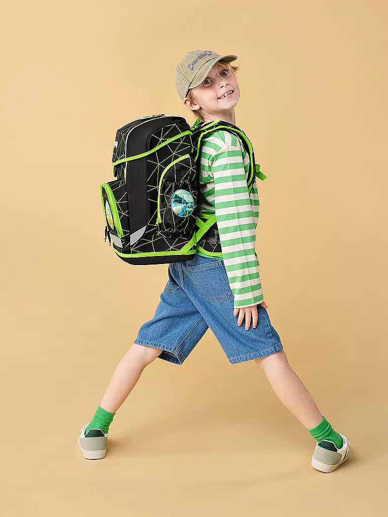 ERGOBAG | Ensemble de cartable 5 pièces CUBO LIGHT CyBär Race |