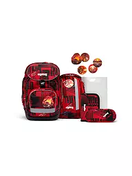 ERGOBAG | Ensemble de cartables 6 pièces PACK - VoltiBär | Rouge