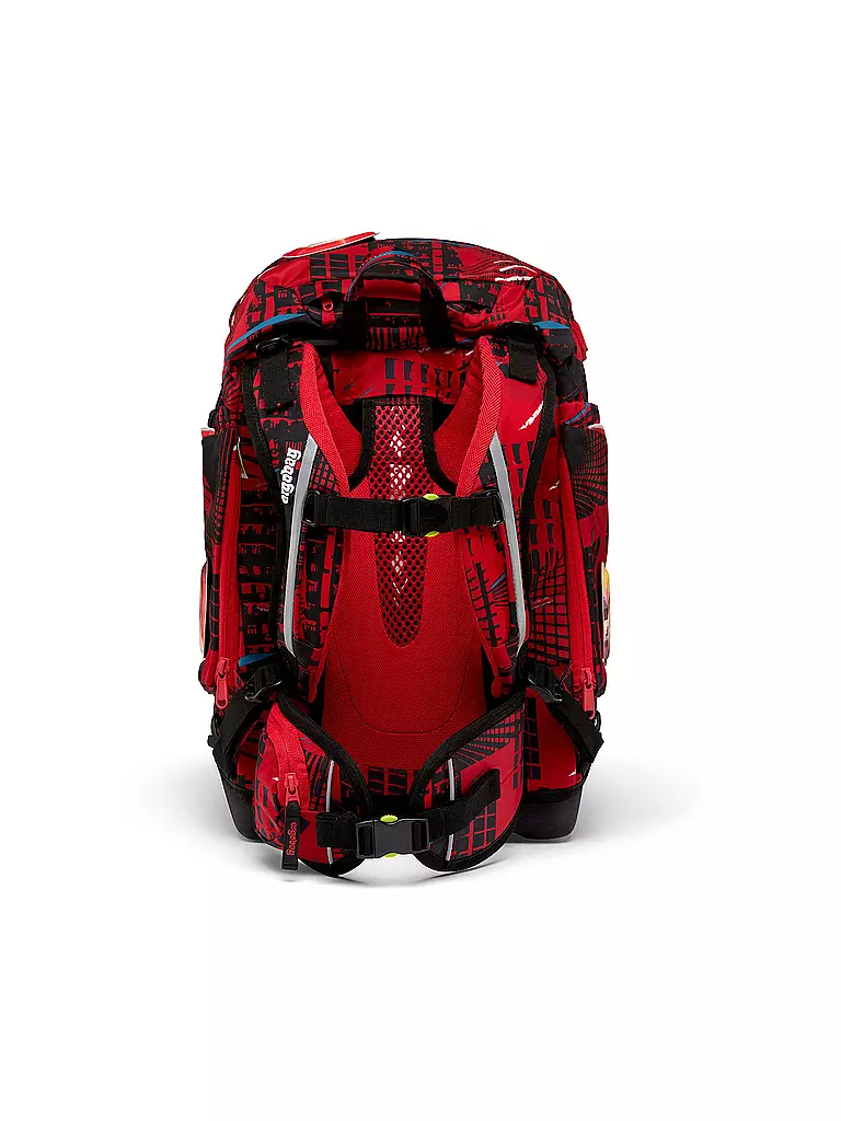 ERGOBAG | Ensemble de cartable 6 pièces PACK - AlarmBäreitschaft | rot