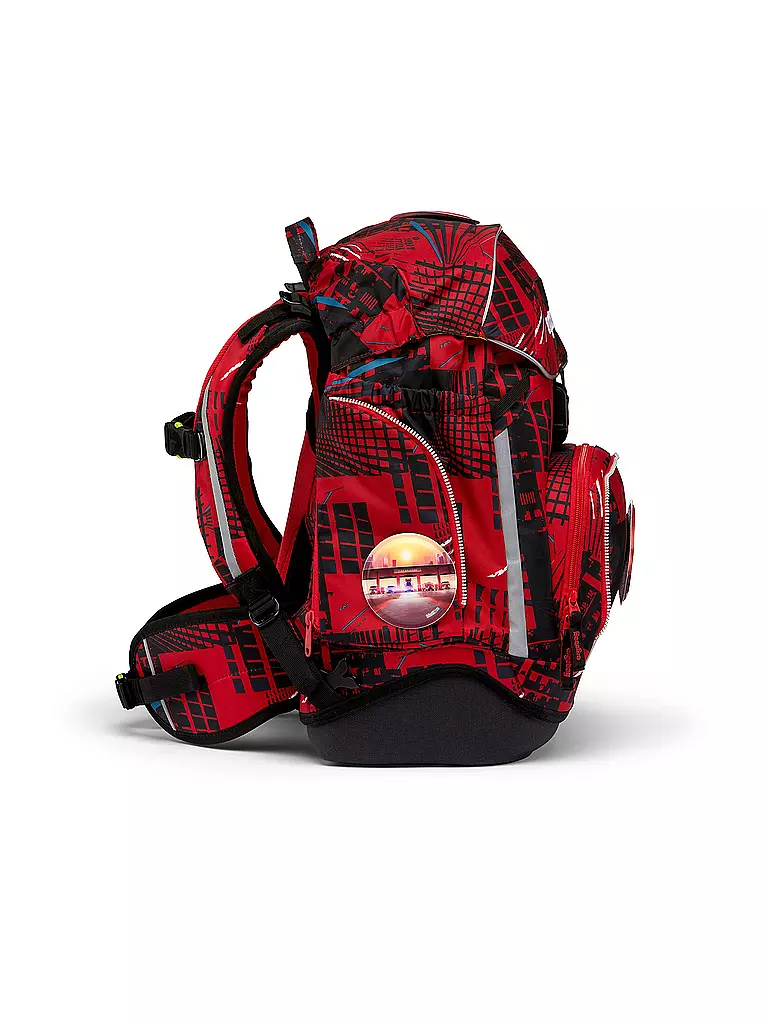 ERGOBAG | Ensemble de cartable 6 pièces PACK - AlarmBäreitschaft | rot