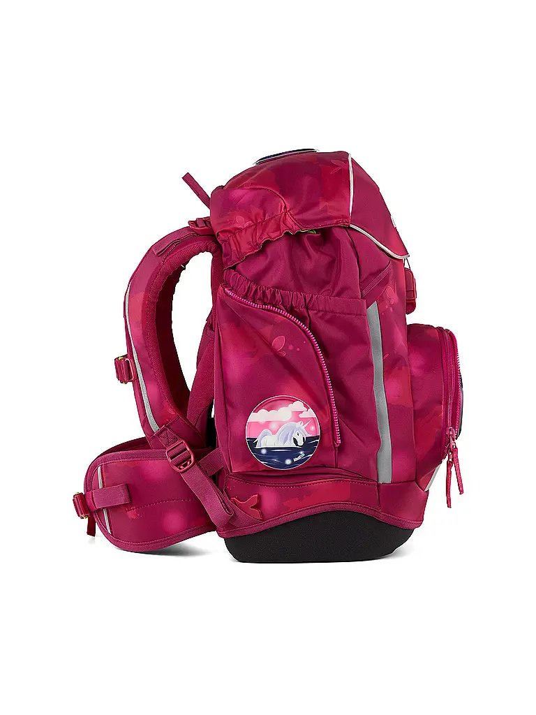 ERGOBAG | Ensemble de cartable 6 pièces Pack MondzauBär | Rose vif