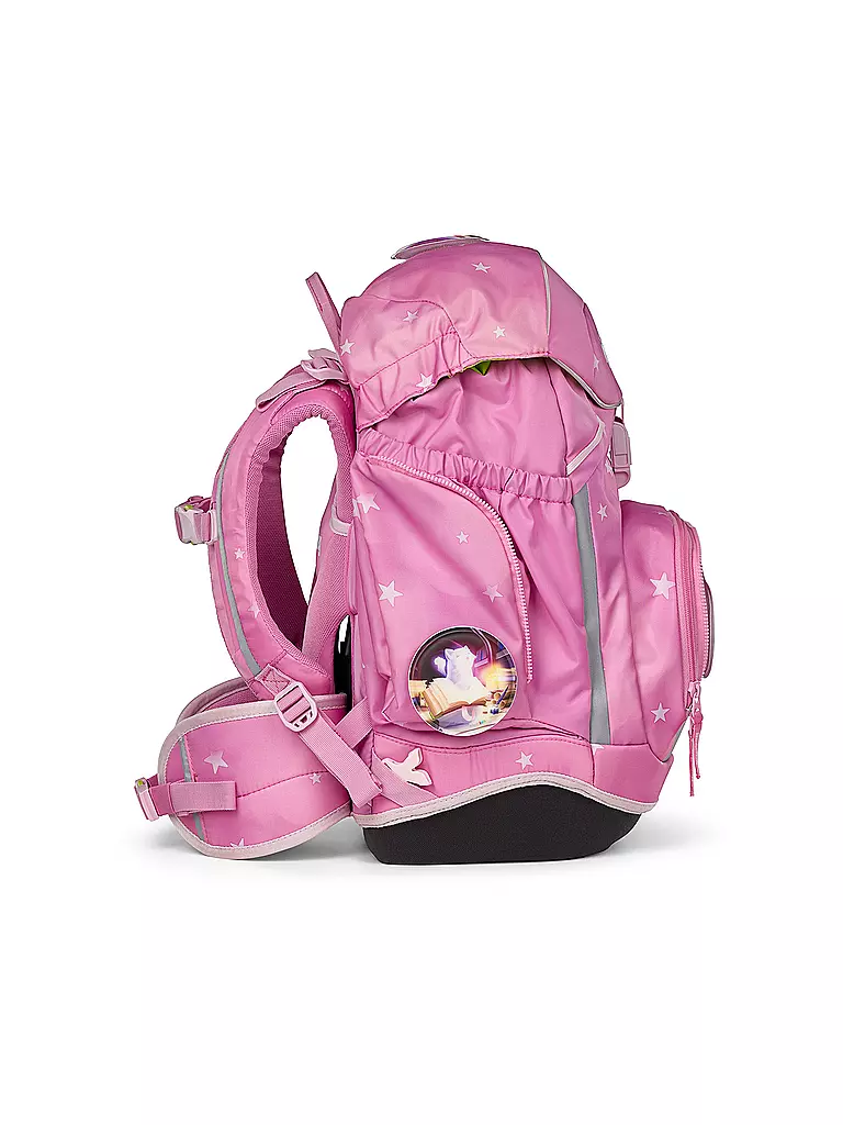 ERGOBAG | Ensemble de cartable 6 pièces Pack Wolkenzauber | Rose